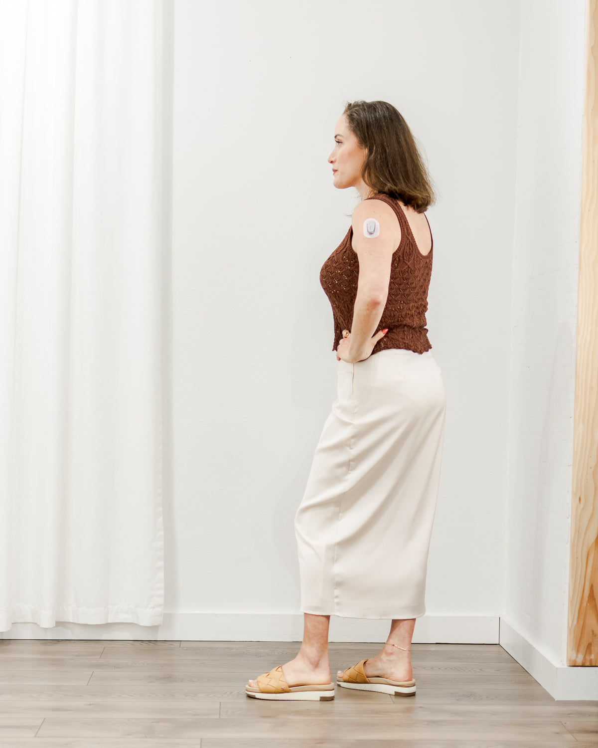 Brenda Satin Skirt